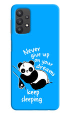 Keep Sleeping Samsung M32 5G Hard Case Back Cover by Casekaro