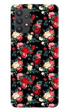 Rose Pattern Samsung M32 5G Hard Case Back Cover by Casekaro