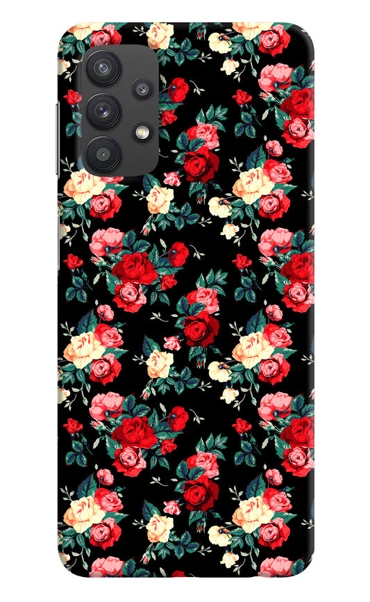 Rose Pattern Samsung M32 5G Hard Case Back Cover by Casekaro