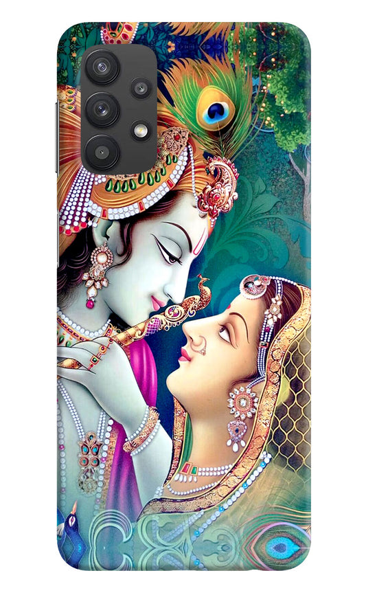 Lord Radha Krishna Samsung M32 5G Hard Case Back Cover by Casekaro