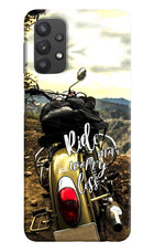 Ride More Worry Less Samsung M32 5G Hard Case Back Cover by Casekaro