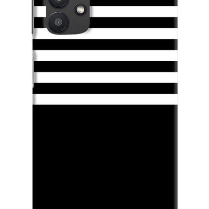 Black and White Print Samsung M32 5G Hard Case Back Cover by Casekaro