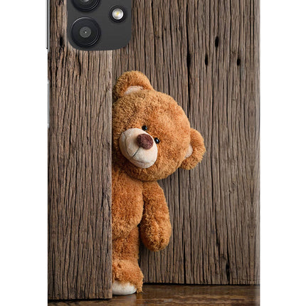 Teddy Wooden Samsung M32 5G Hard Case Back Cover by Casekaro
