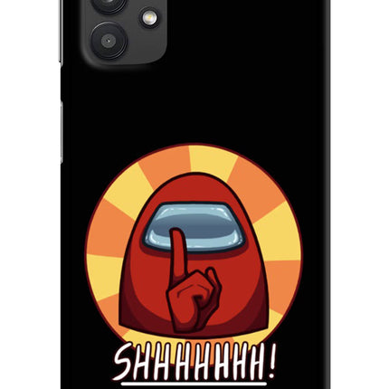 Among Us Shhh! Samsung M32 5G Hard Case Back Cover by Casekaro