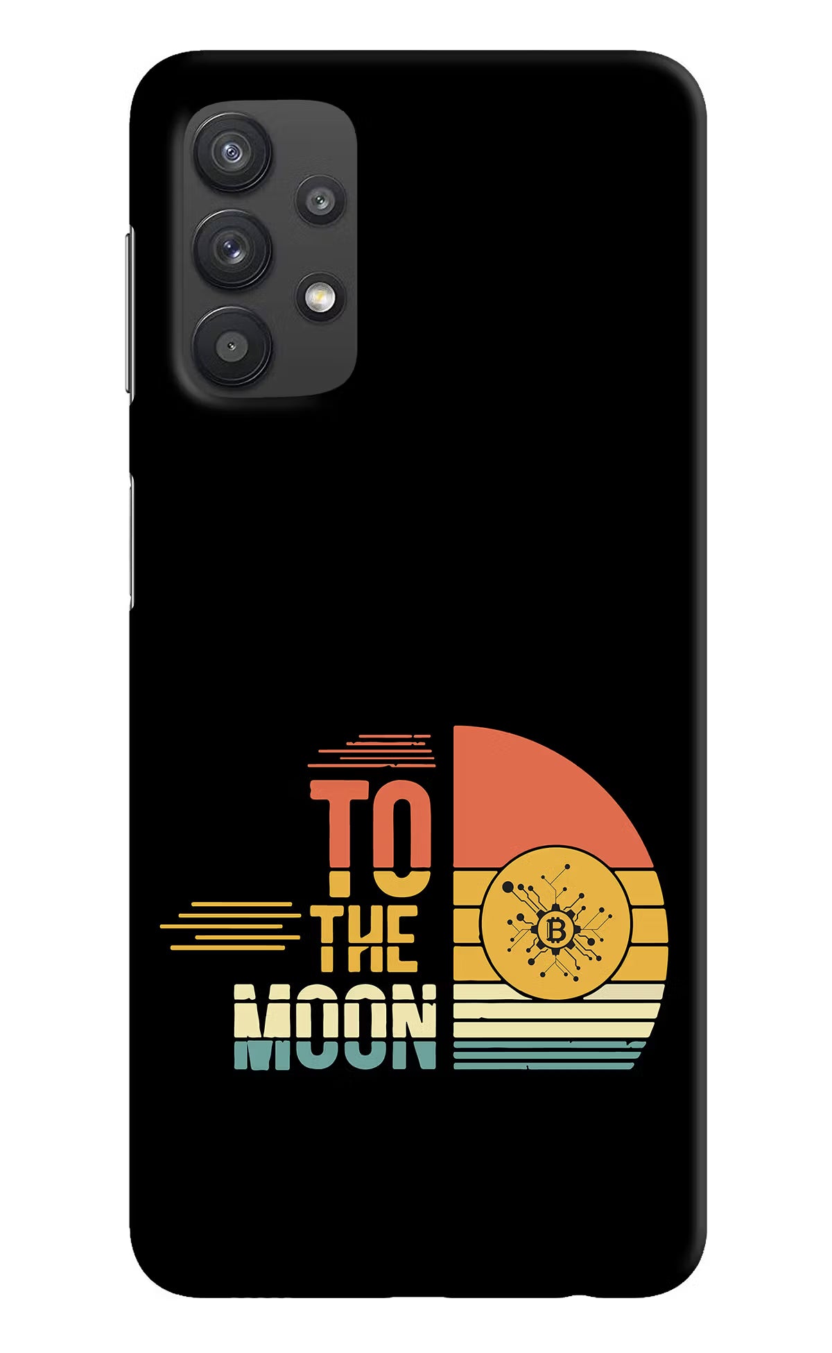 To the Moon Samsung M32 5G Hard Case Back Cover by Casekaro