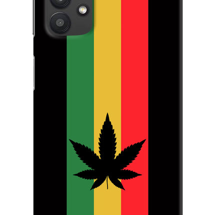 Weed Flag Samsung M32 5G Hard Case Back Cover by Casekaro