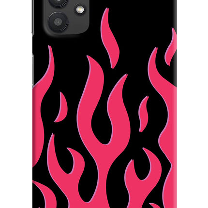 Fire Flames Samsung M32 5G Hard Case Back Cover by Casekaro
