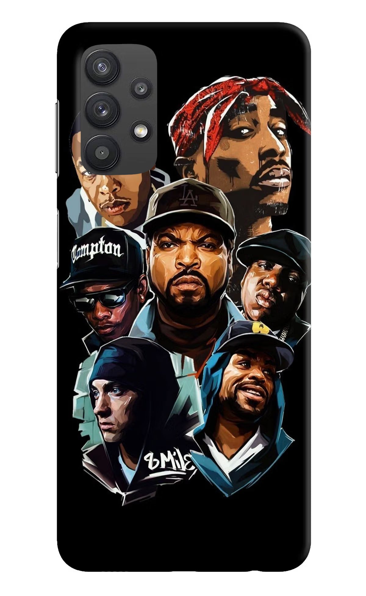 Rappers Samsung M32 5G Hard Case Back Cover by Casekaro