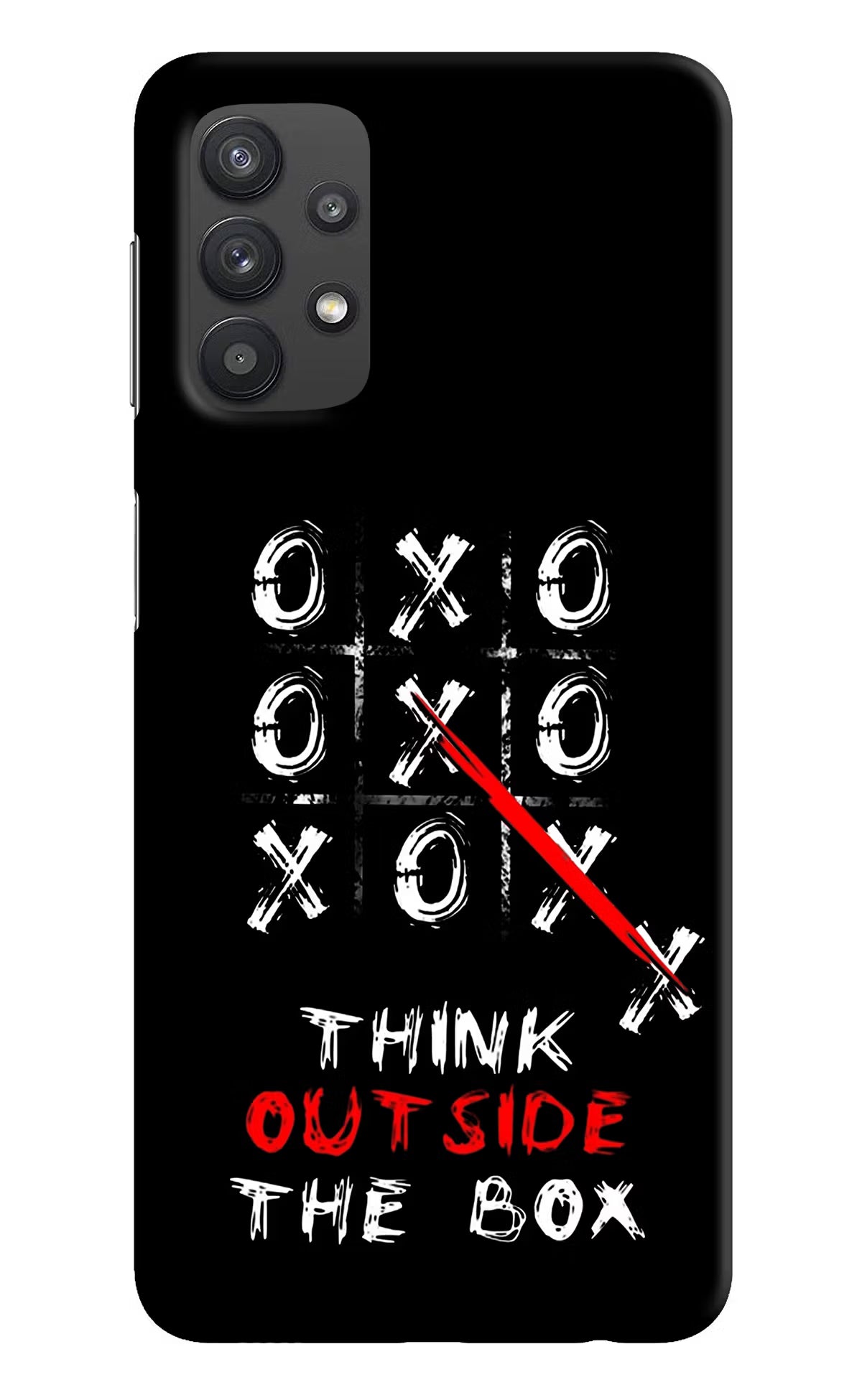 Think out of the BOX Samsung M32 5G Hard Case Back Cover by Casekaro