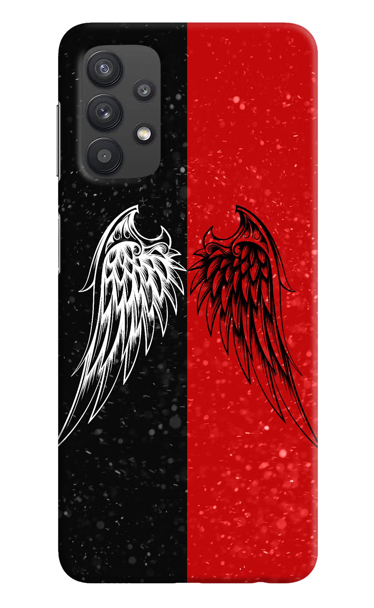 Wings Samsung M32 5G Hard Case Back Cover by Casekaro