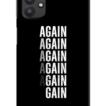 Again Again Gain Samsung M32 5G Hard Case Back Cover by Casekaro