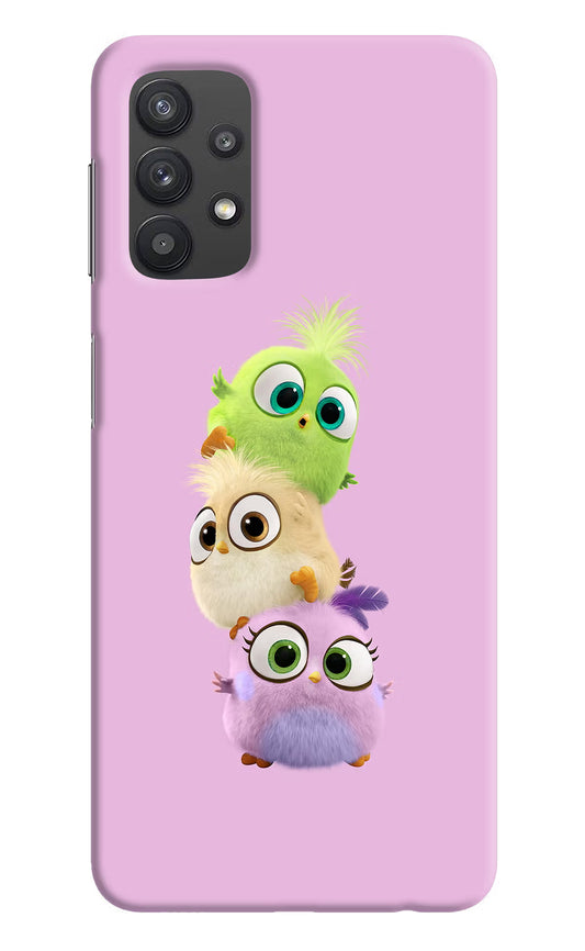Cute Little Birds Samsung M32 5G Hard Case Back Cover by Casekaro