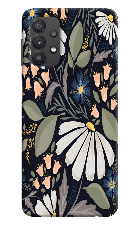 Flowers Art Samsung M32 5G Hard Case Back Cover by Casekaro