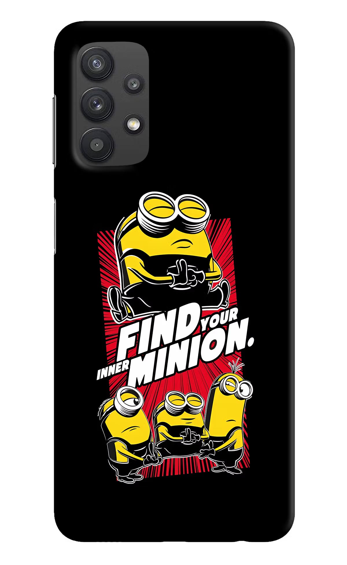 Find your inner Minion Samsung M32 5G Hard Case Back Cover by Casekaro