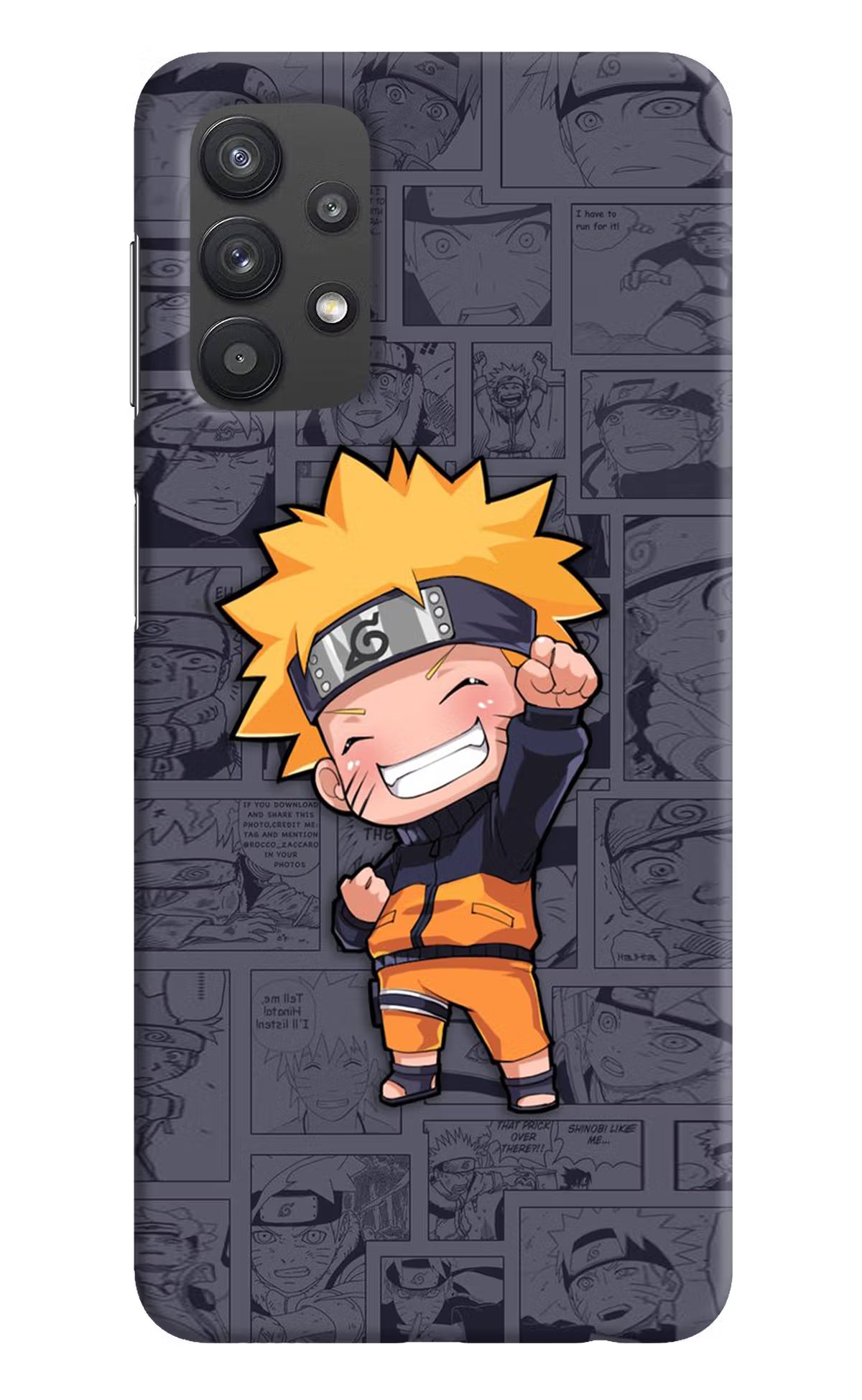 Chota Naruto Samsung M32 5G Hard Case Back Cover by Casekaro
