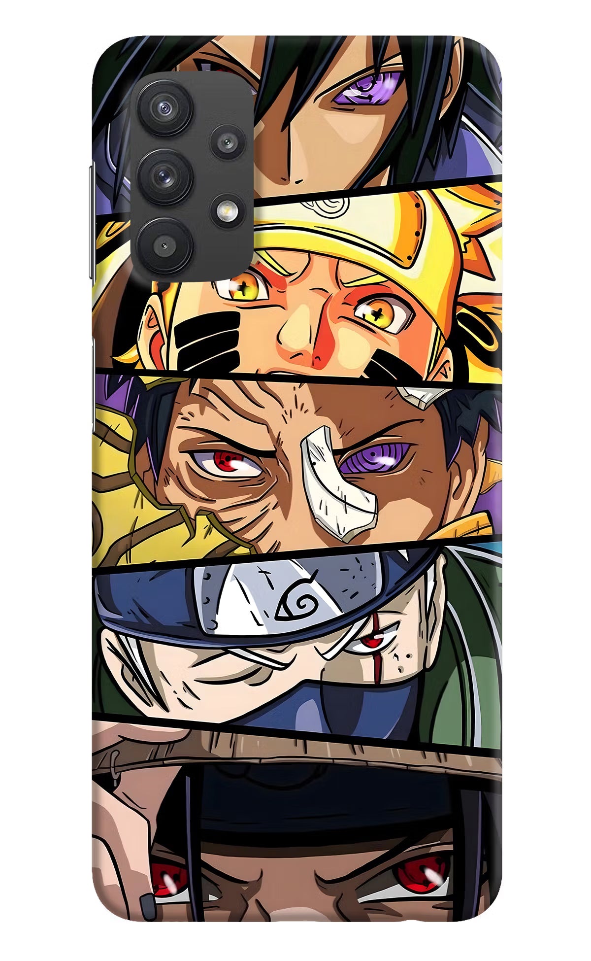 Naruto Character Samsung M32 5G Hard Case Back Cover by Casekaro