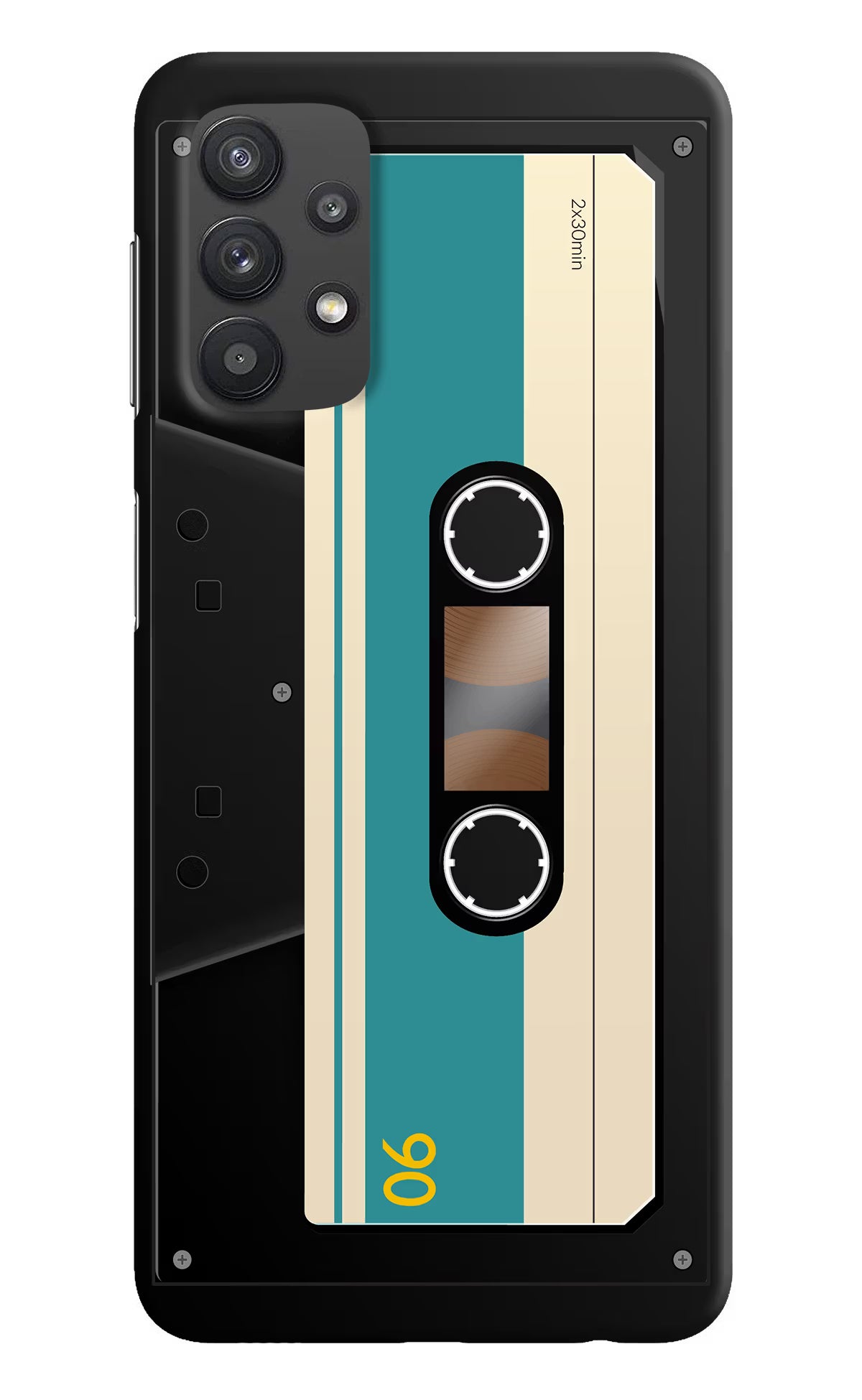 Cassette Samsung M32 5G Hard Case Back Cover by Casekaro