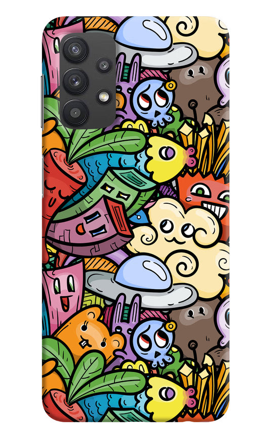 Veggie Doodle Samsung M32 5G Hard Case Back Cover by Casekaro