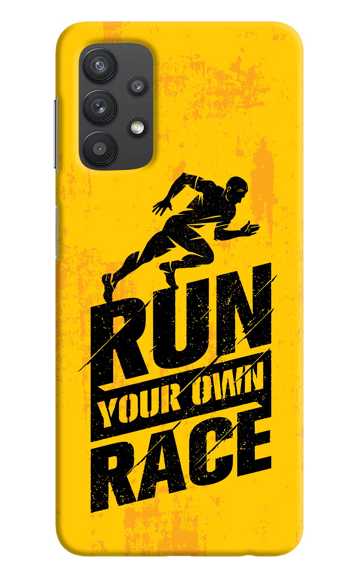 Run Your Own Race Samsung M32 5G Hard Case Back Cover by Casekaro
