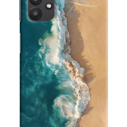 Ocean Beach Samsung M32 5G Hard Case Back Cover by Casekaro