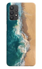 Ocean Beach Samsung M32 5G Hard Case Back Cover by Casekaro