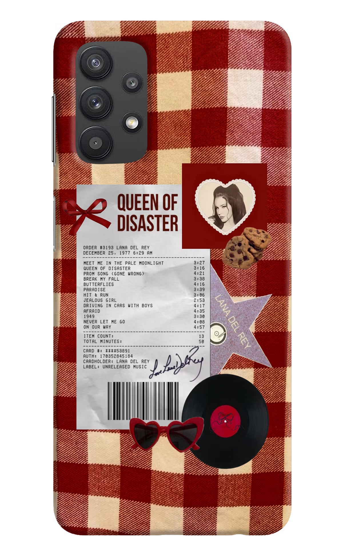 Queen of Disaster Samsung M32 5G Hard Case Back Cover by Casekaro