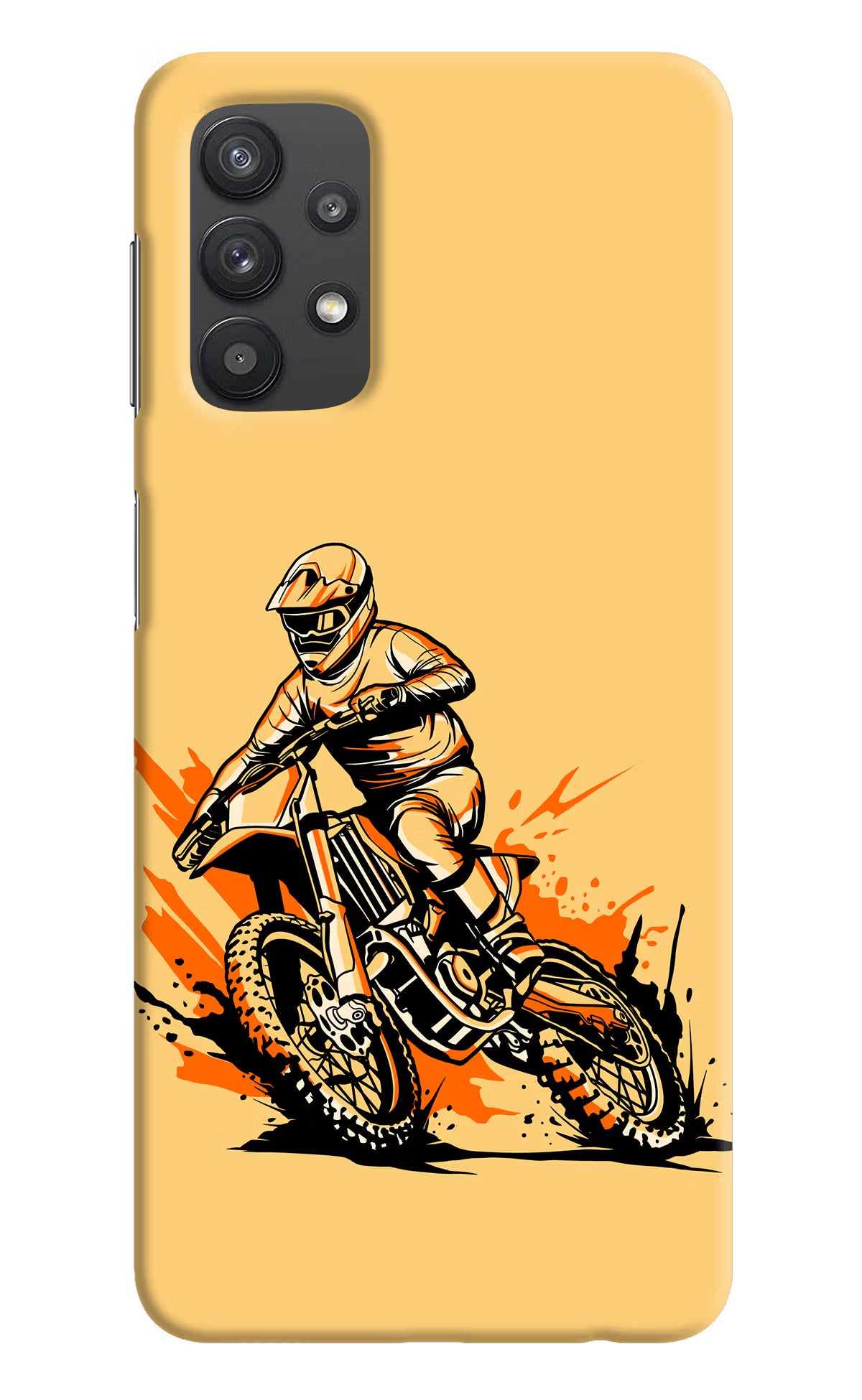 Off-Road Fury Samsung M32 5G Hard Case Back Cover by Casekaro