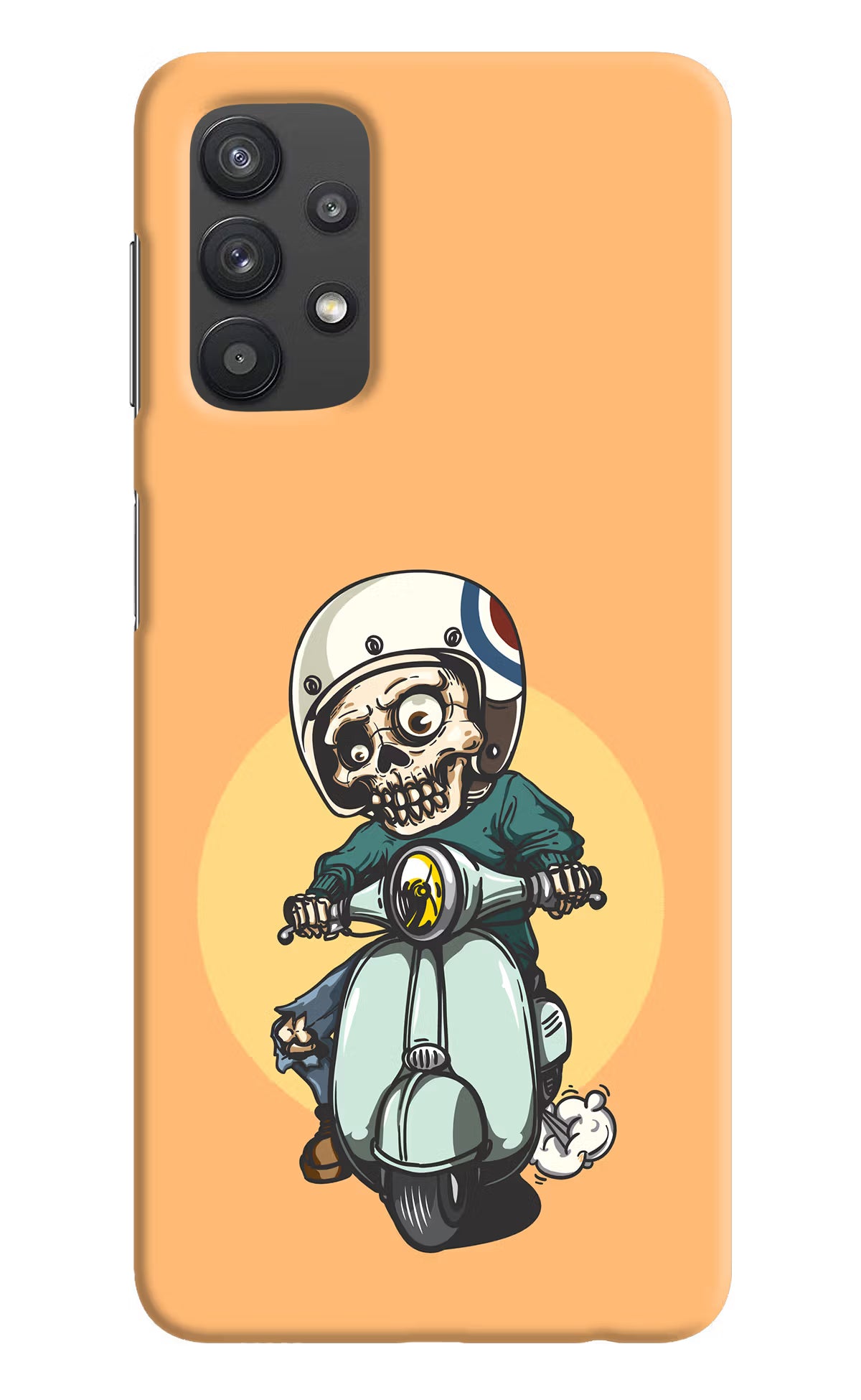 Undead Biker Samsung M32 5G Hard Case Back Cover by Casekaro