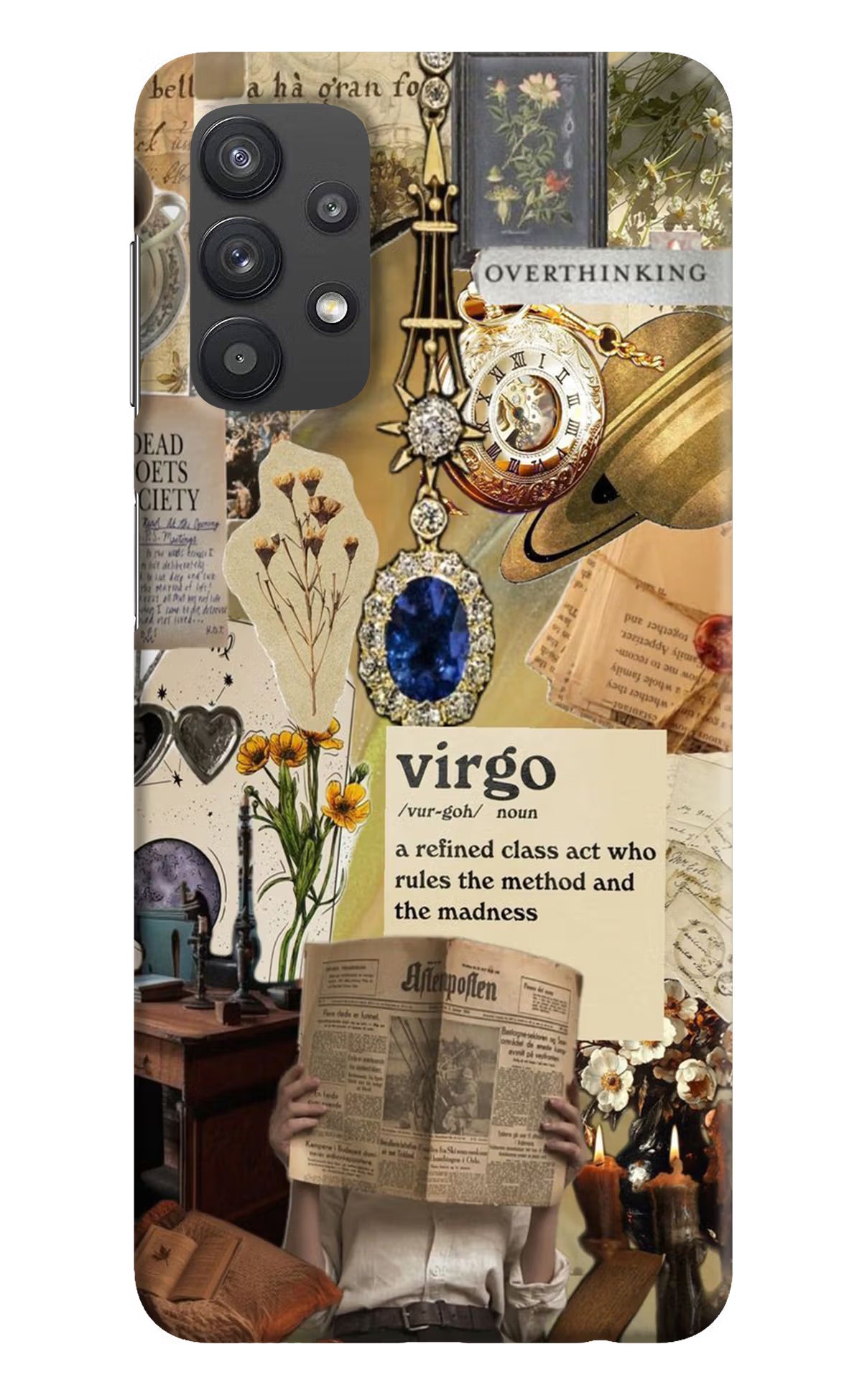 Virgo Zodiac Samsung M32 5G Hard Case Back Cover by Casekaro