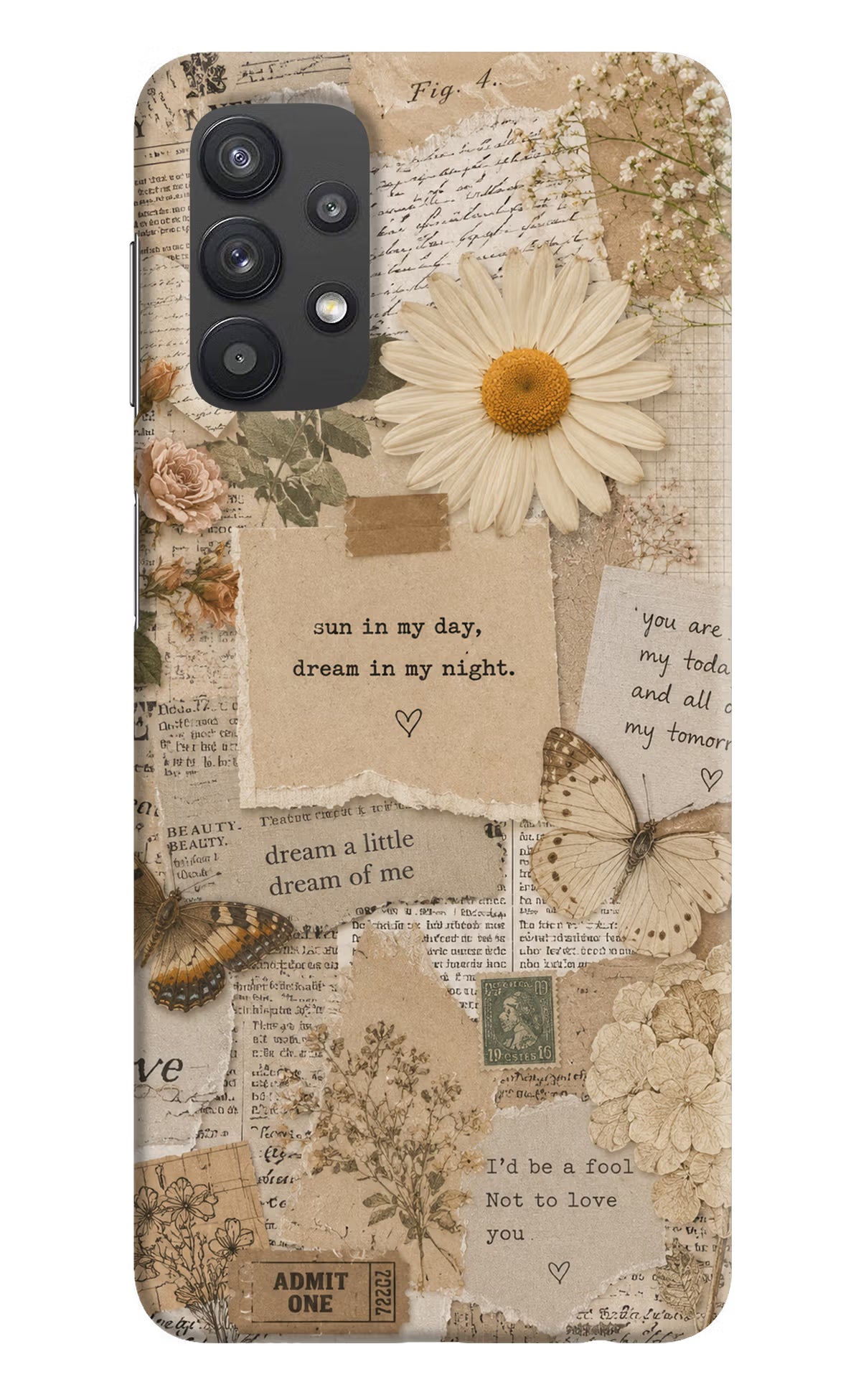 Vintage case Samsung M32 5G Back Cover