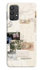 Soft Aesthetic Samsung M32 5G Hard Case Back Cover by Casekaro