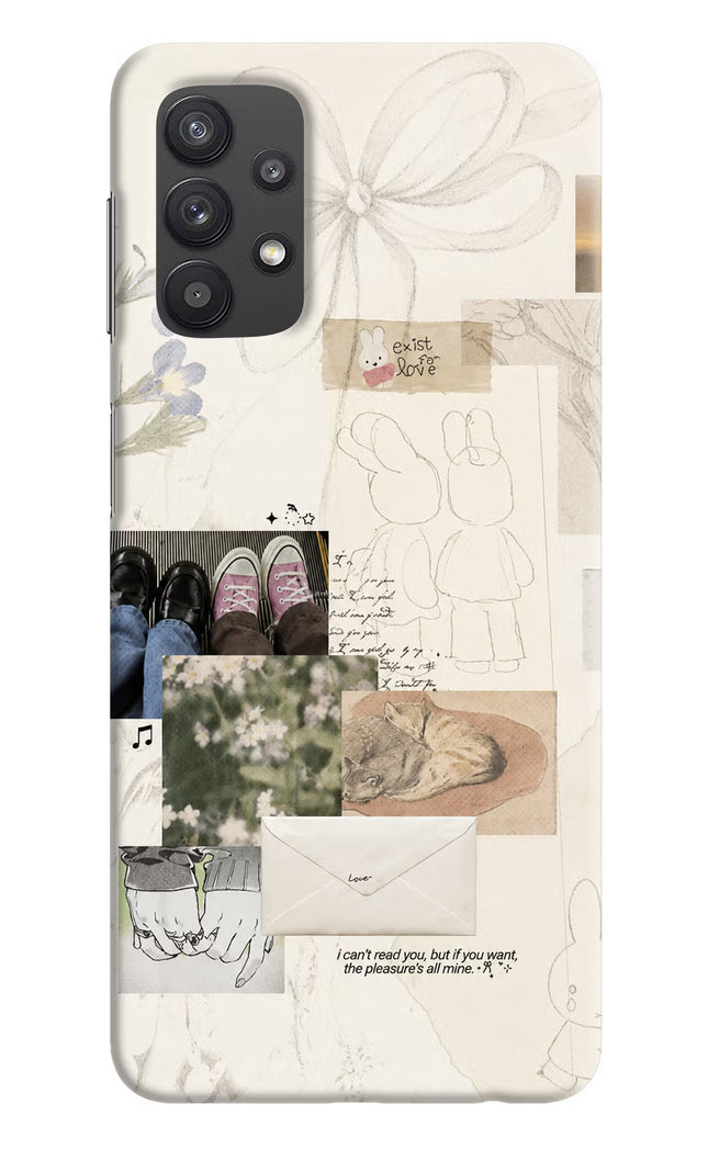 Soft Aesthetic Samsung M32 5G Hard Case Back Cover by Casekaro