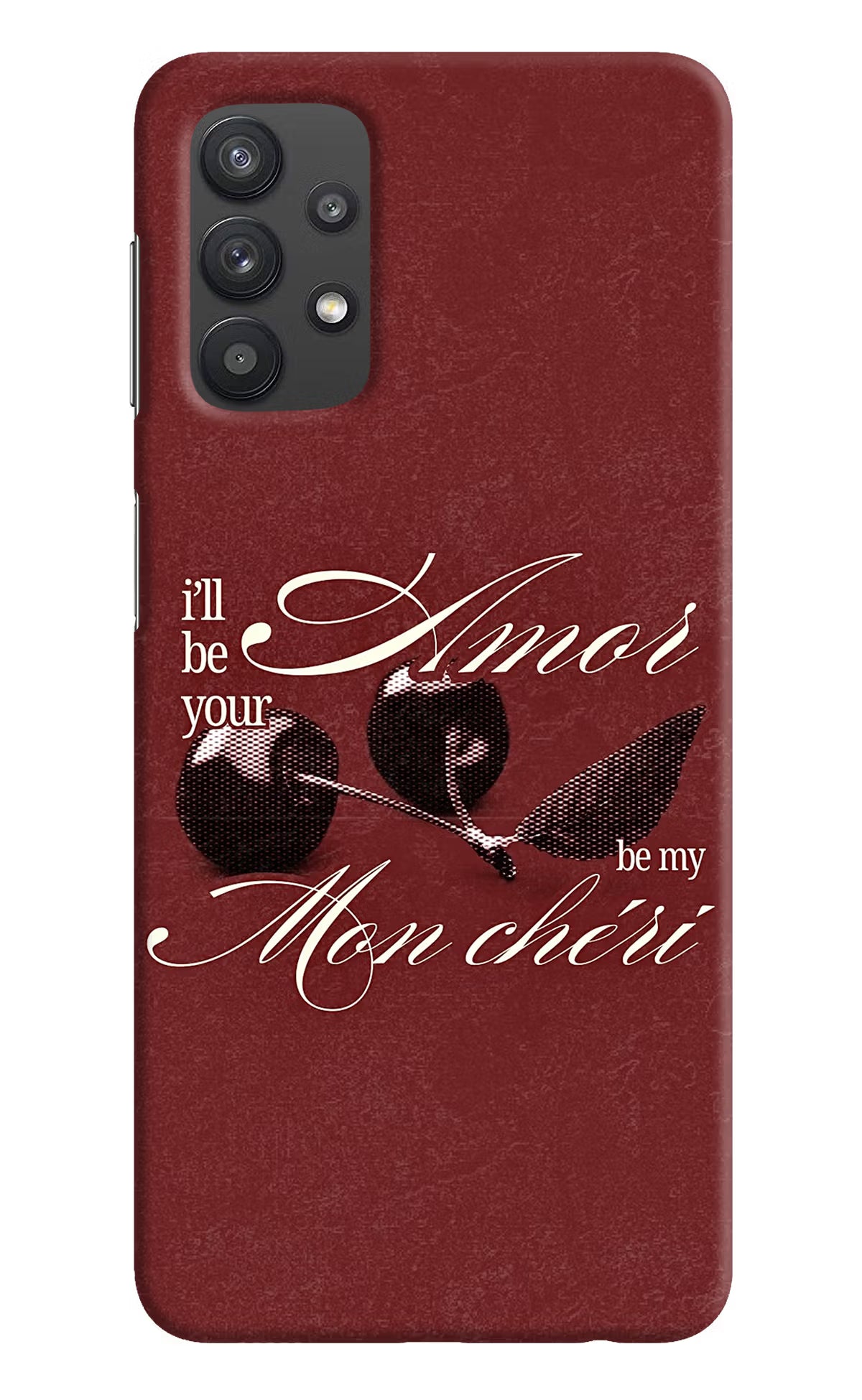 Velvet Cherry Samsung M32 5G Back Cover