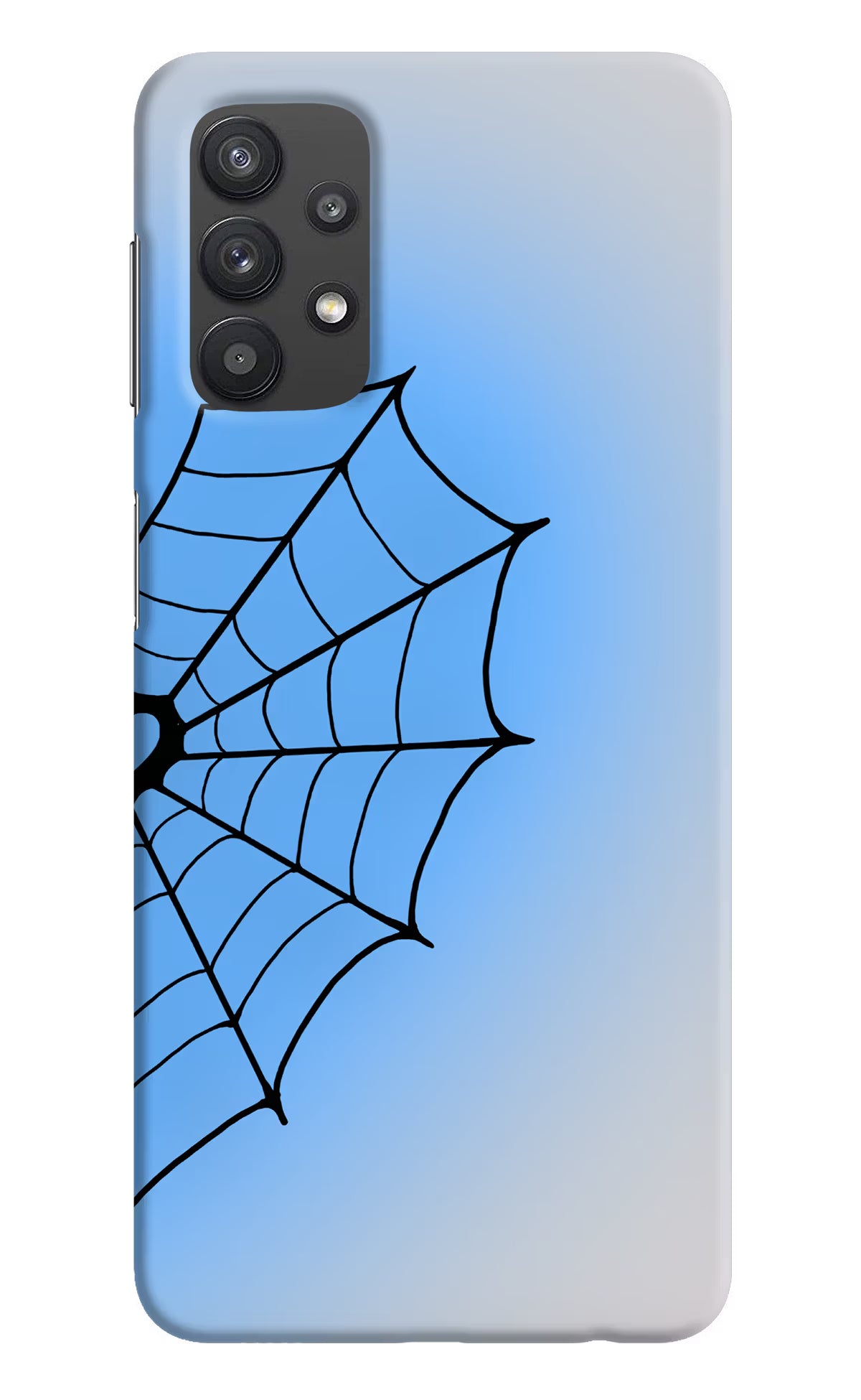 Blue Web Samsung M32 5G Back Cover