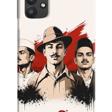 Bhagat Singh Trio Samsung M32 5G Hard Case Back Cover by Casekaro