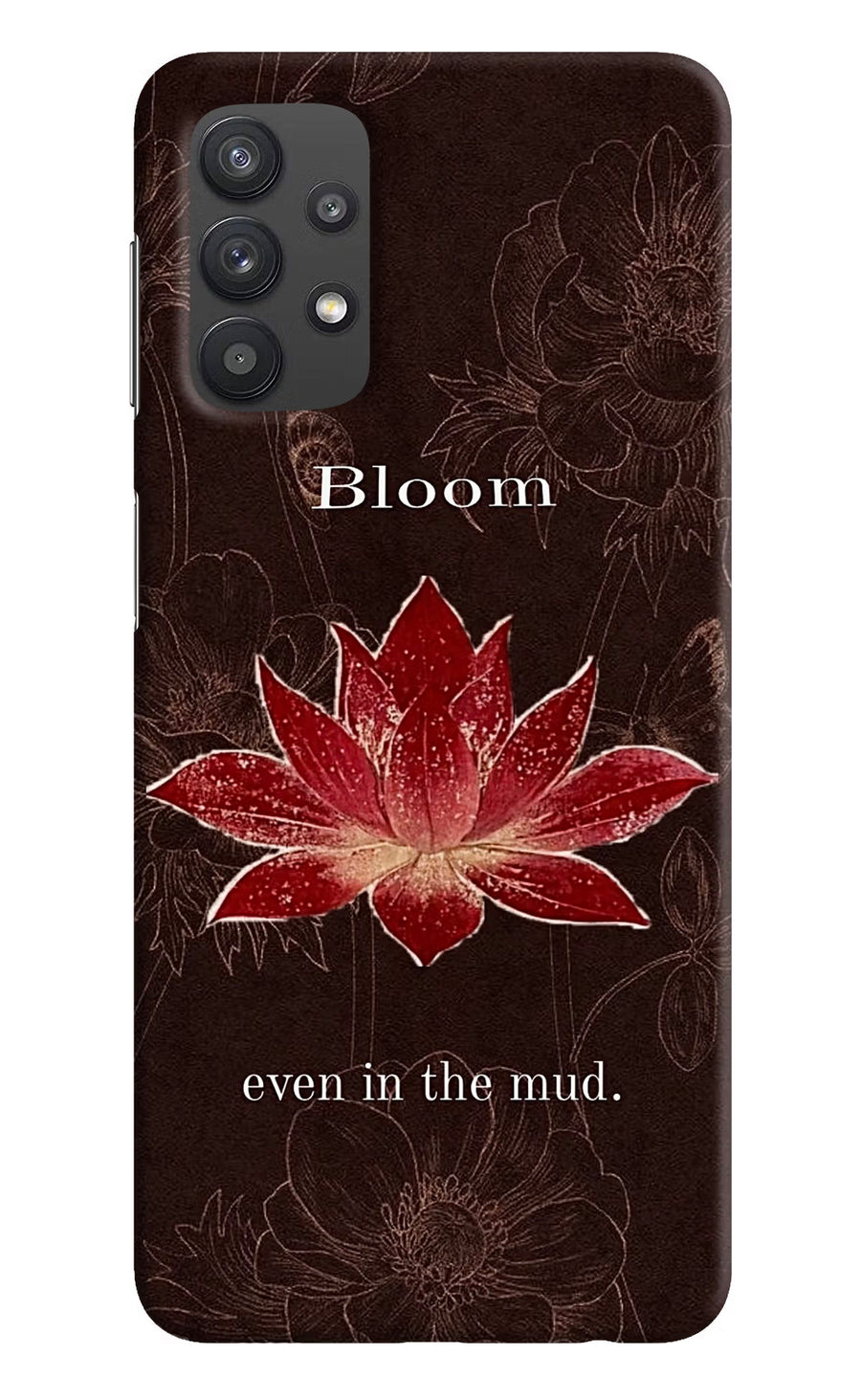 Bloom Samsung M32 5G Back Cover, Hard case