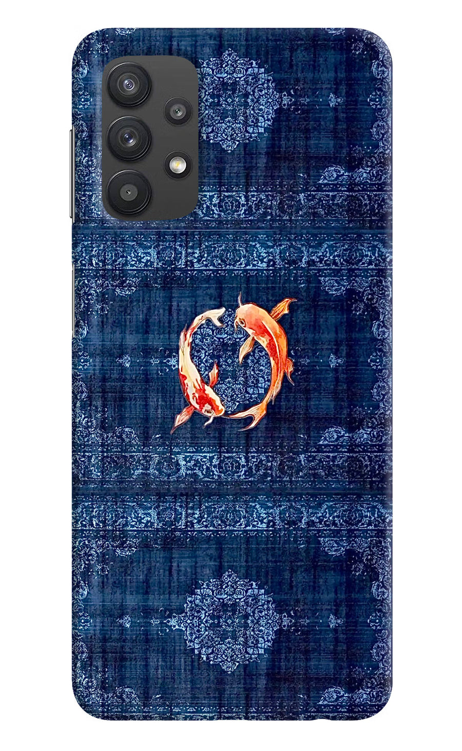 Koi Blue Samsung M32 5G Back Cover, Hard case