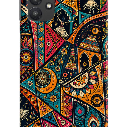 Folk Print Samsung M32 5G Back Cover