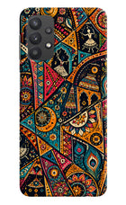 Folk Print Samsung M32 5G Back Cover
