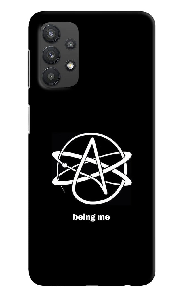 Atheist Symbol Samsung M32 5G Hard Case Back Cover by Casekaro