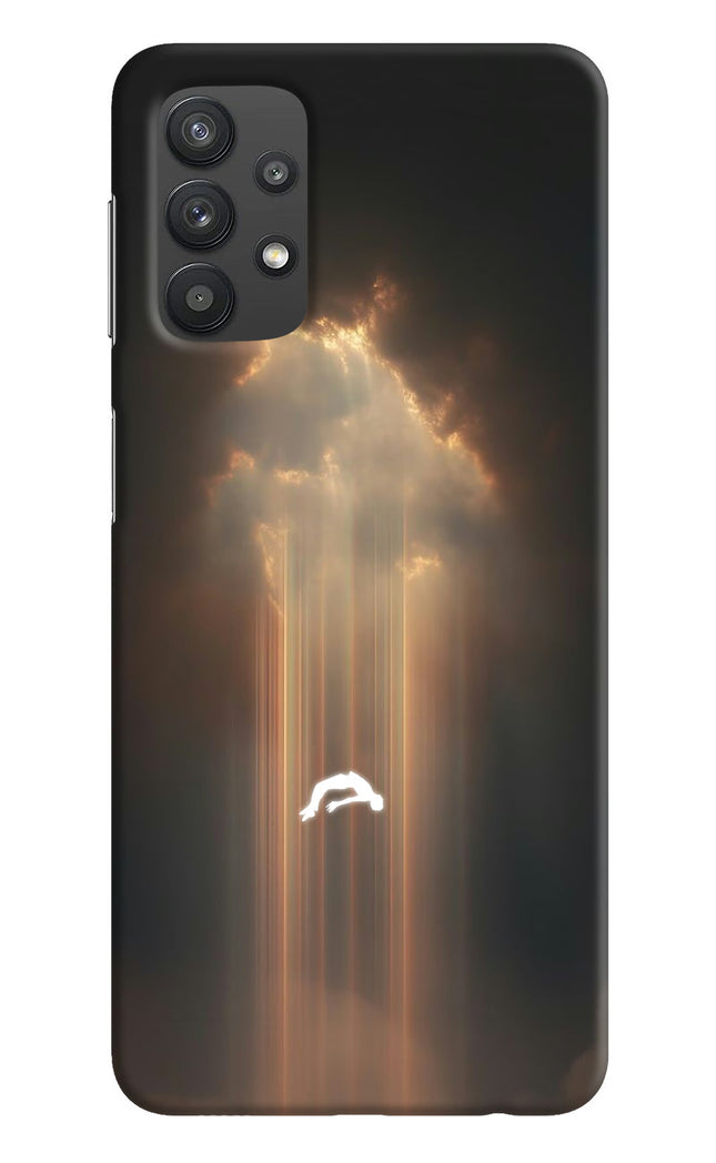 Heavenly Beam Samsung M32 5G Hard Case Back Cover by Casekaro