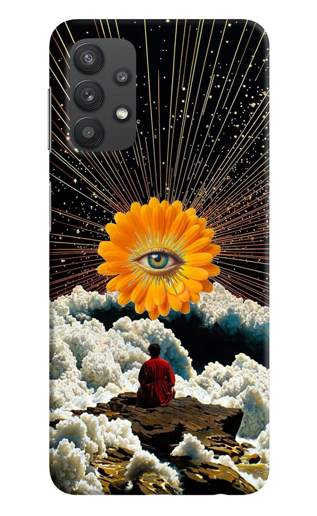 Cosmic Flower Samsung M32 5G Hard Case Back Cover by Casekaro