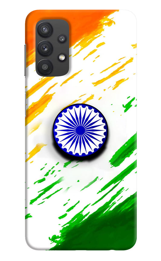 Indian Flag Ashoka Chakra Samsung M32 5G Pop Case by Casekaro