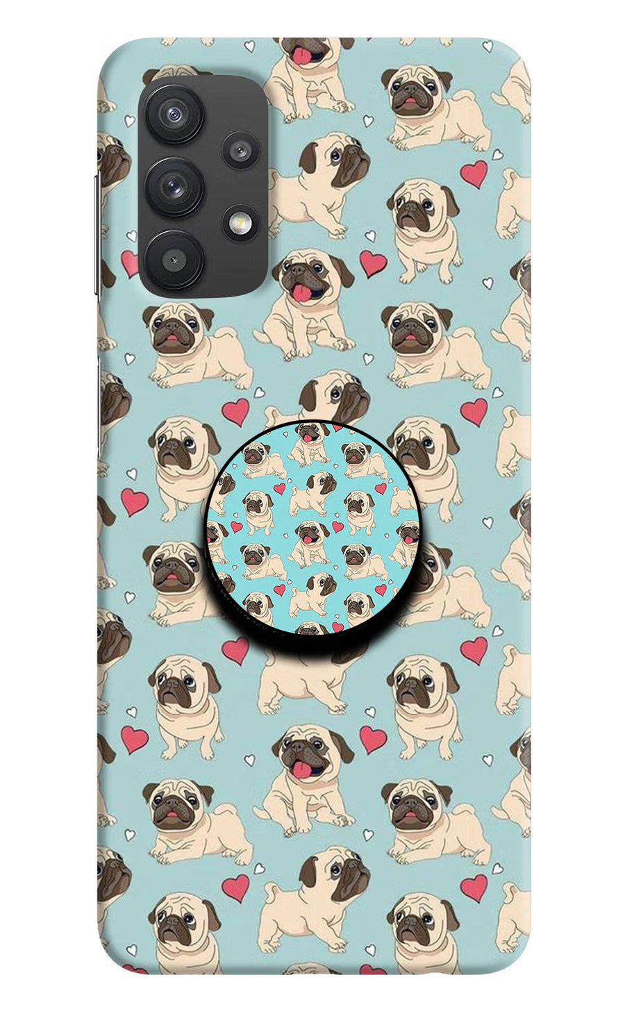 Pug Dog Samsung M32 5G Pop Case, Hard case