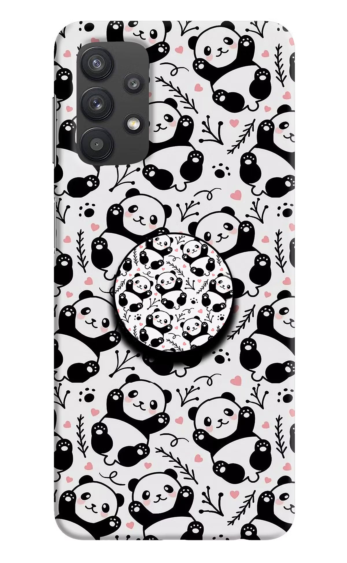 Cute Panda Samsung M32 5G Pop Case by Casekaro
