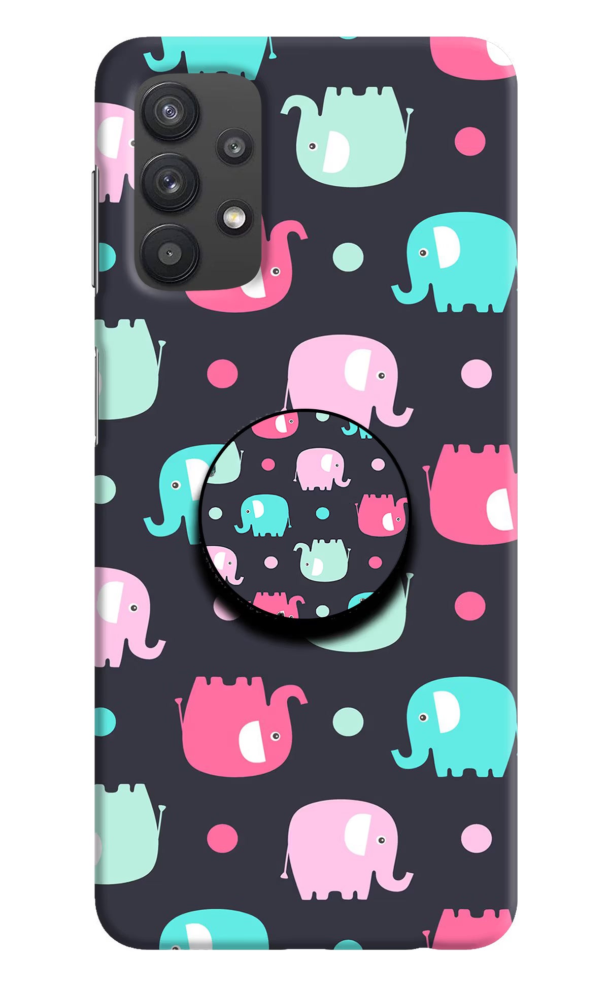 Baby Elephants Samsung M32 5G Pop Case by Casekaro