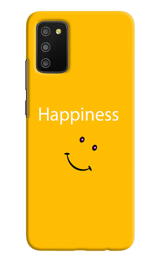 Happiness With Smiley Samsung M02s Hard Case Back Cover by Casekaro