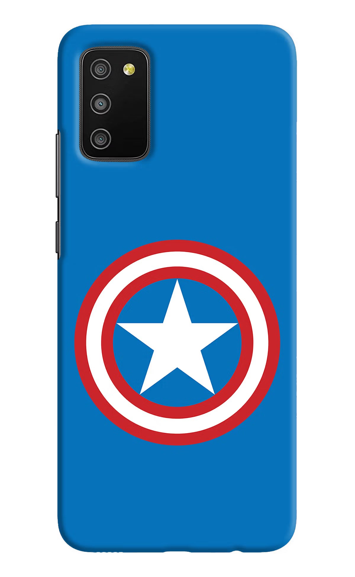 Captain America Logo Samsung M02s Hard Case Back Cover by Casekaro