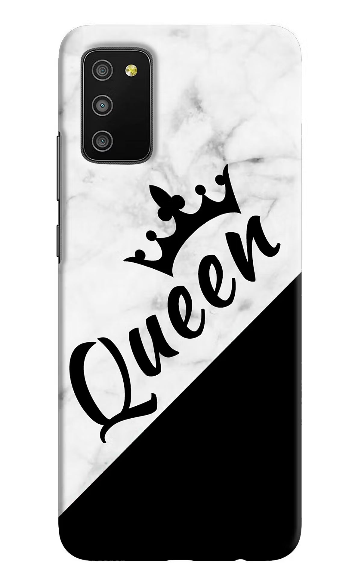 Queen Samsung M02s Hard Case Back Cover by Casekaro