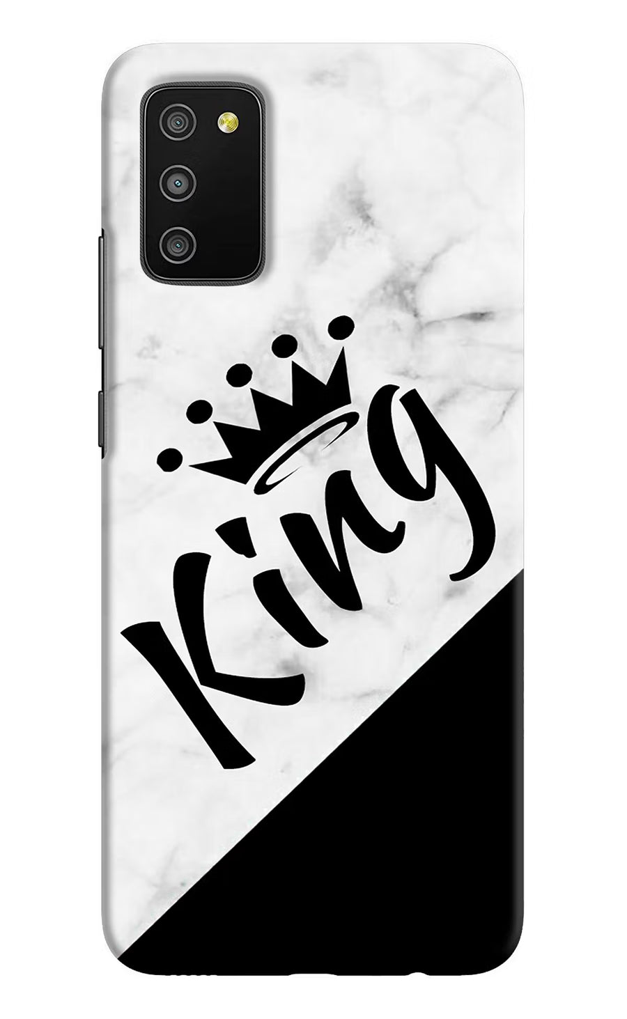 King Samsung M02s Back Cover, Hard case